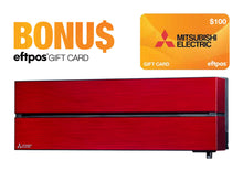 Load image into Gallery viewer, Mitsubishi Electric LN-Series 5kW Wall Split System MSZLN50VGRKIT Red